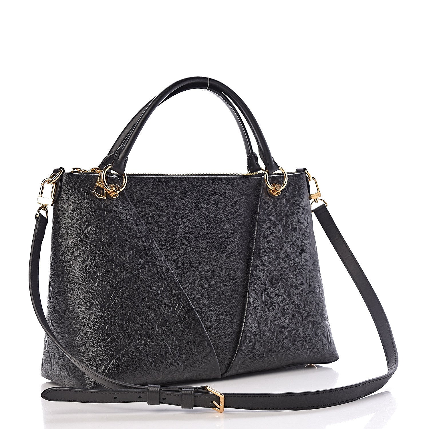 Louis Vuitton Empreinte V Tote MM Black 4 of 11