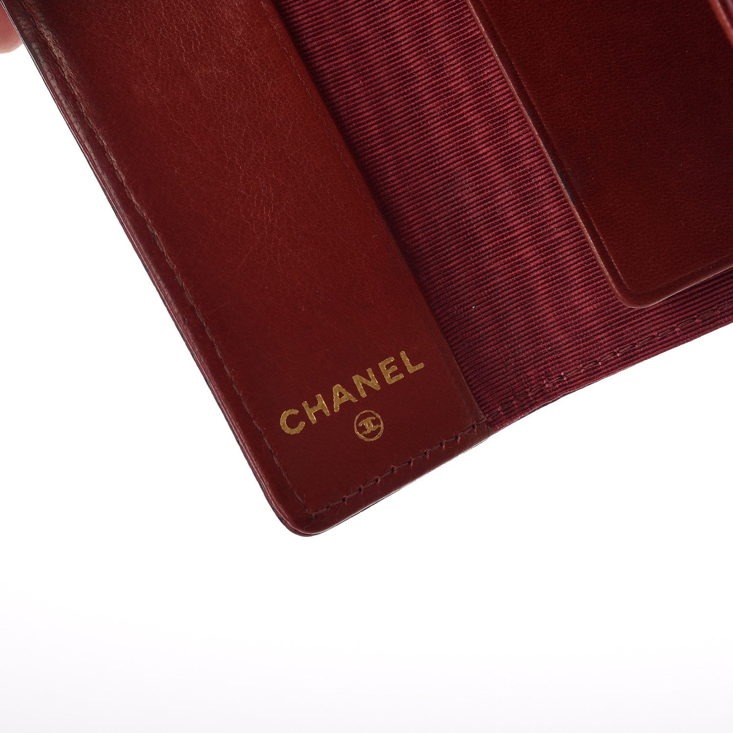 Chanel Caviar Timeless CC 6 Key Holder Case Dark Red 5 of 7