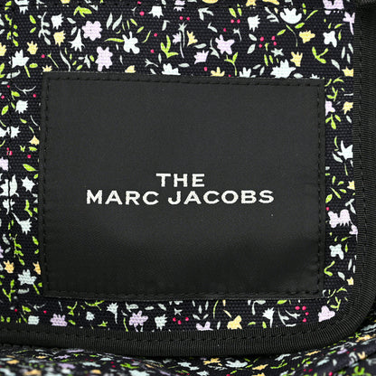 Marc Jacobs Cotton Canvas Floral Print Medium The Traveler Tote Bag Black 6 of 10