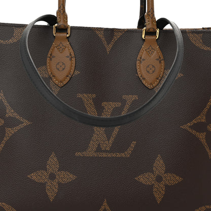 Louis Vuitton Reverse Monogram Giant Onthego MM 7 of 9