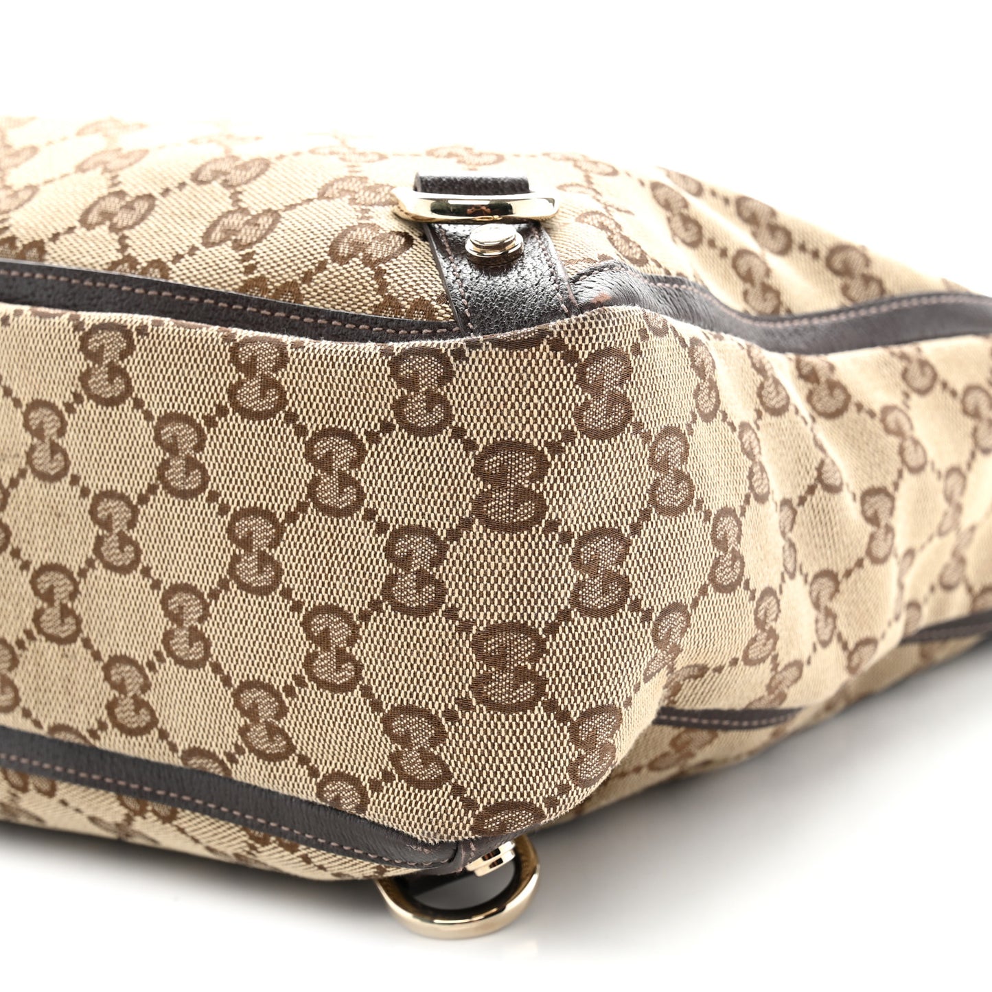 Monogram Medium Abbey Tote  Brown