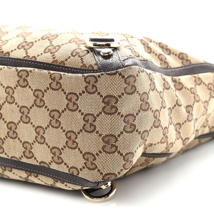Gucci Monogram Medium Abbey Tote  Brown 12 of 14