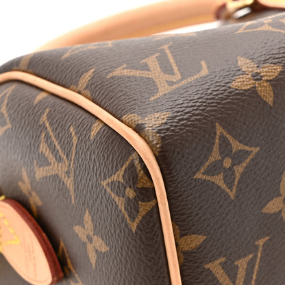 Louis Vuitton Monogram Speedy Bandouliere 20 Black 11 of 14