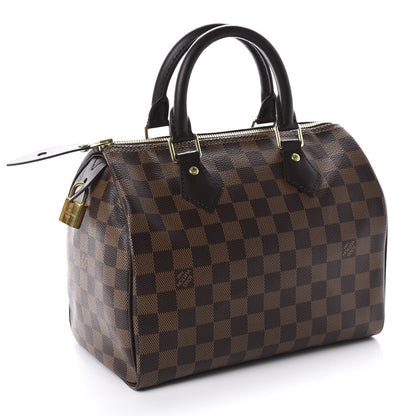 Louis Vuitton Damier Ebene Speedy 25 3 of 10