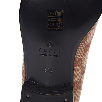 Gucci X MLB GG Monogram LA Dodgers Embroidered Mens Loafers 8.5 Beige Ruggine Black 7 of 8