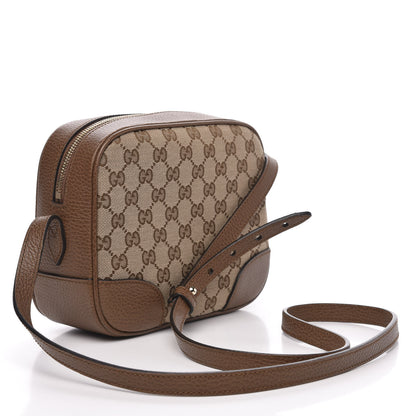 Gucci Monogram Mini Bree Messenger Bag Beige Tabacco 3 of 10