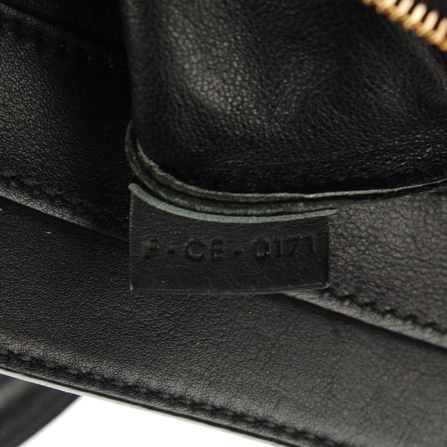 Celine Smooth Calfskin Tweed Tartan Mini Luggage Midnight 11 of 11