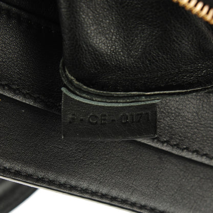 Celine Smooth Calfskin Tweed Tartan Mini Luggage Midnight 11 of 11