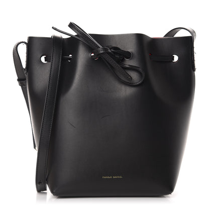 Mansur Gavriel Calfskin Mini Bucket Bag Black Flamma 1 of 20