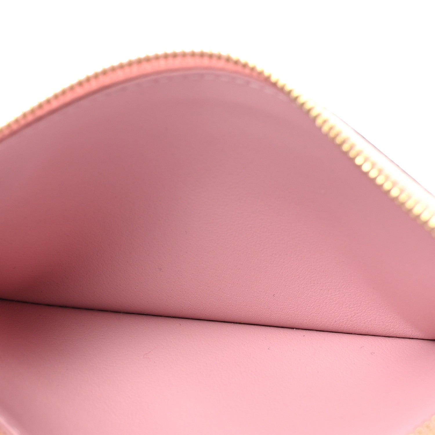 Louis Vuitton Calfskin Jeanne Wallet Zippered Insert Rose Ballerine 10 of 12