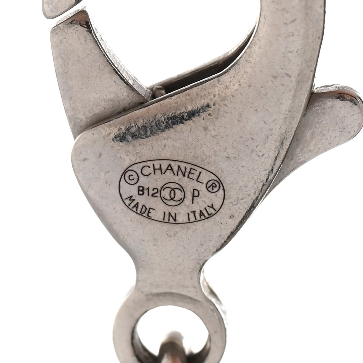 Crystal Pearl Star CC Short Necklace Silver