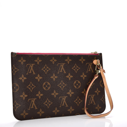 Louis Vuitton Monogram Neverfull MM GM Pochette Pivoine 3 of 10