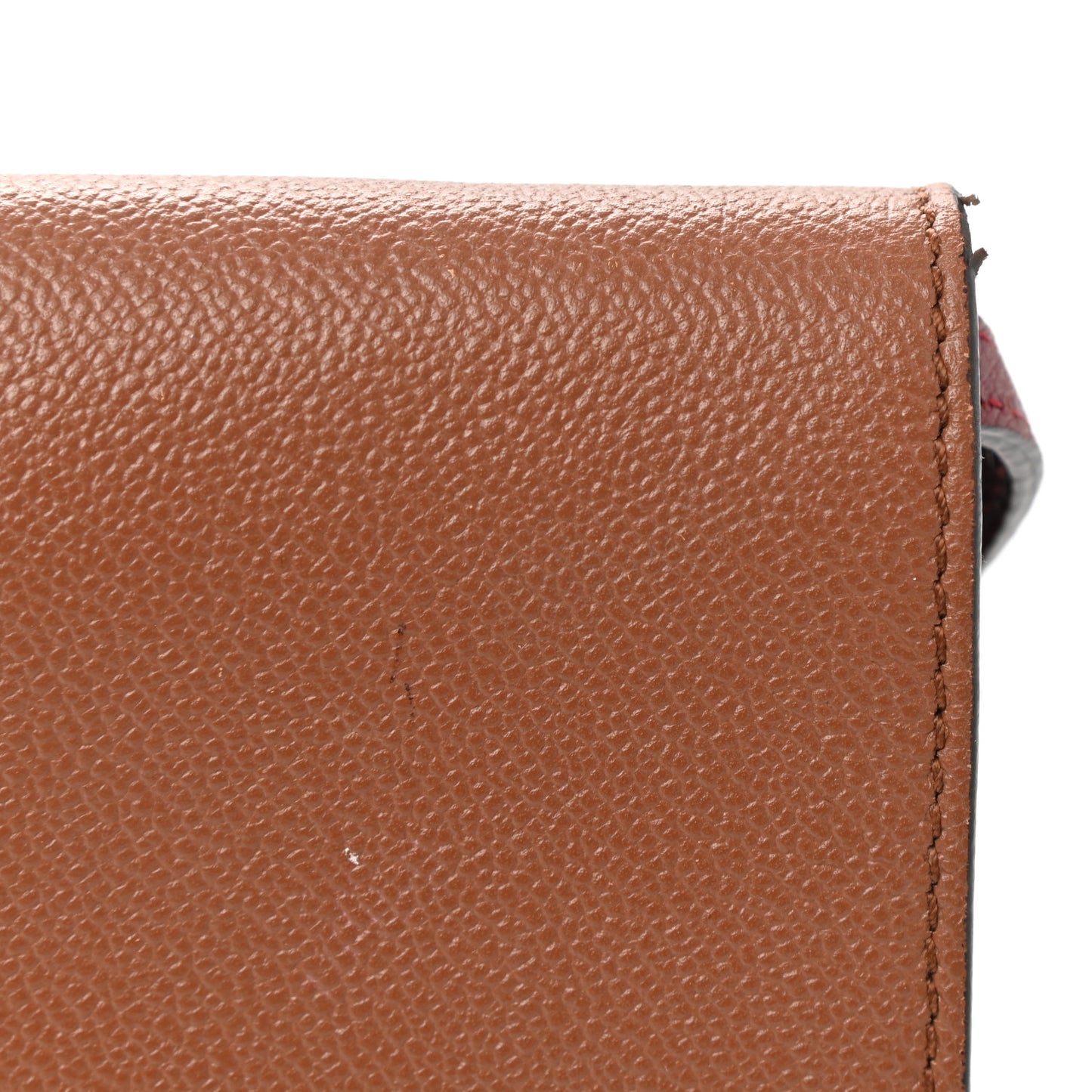 Derby Calfskin Haymarket Check Small Loxley Crossbody Bright Toffee Multicolor