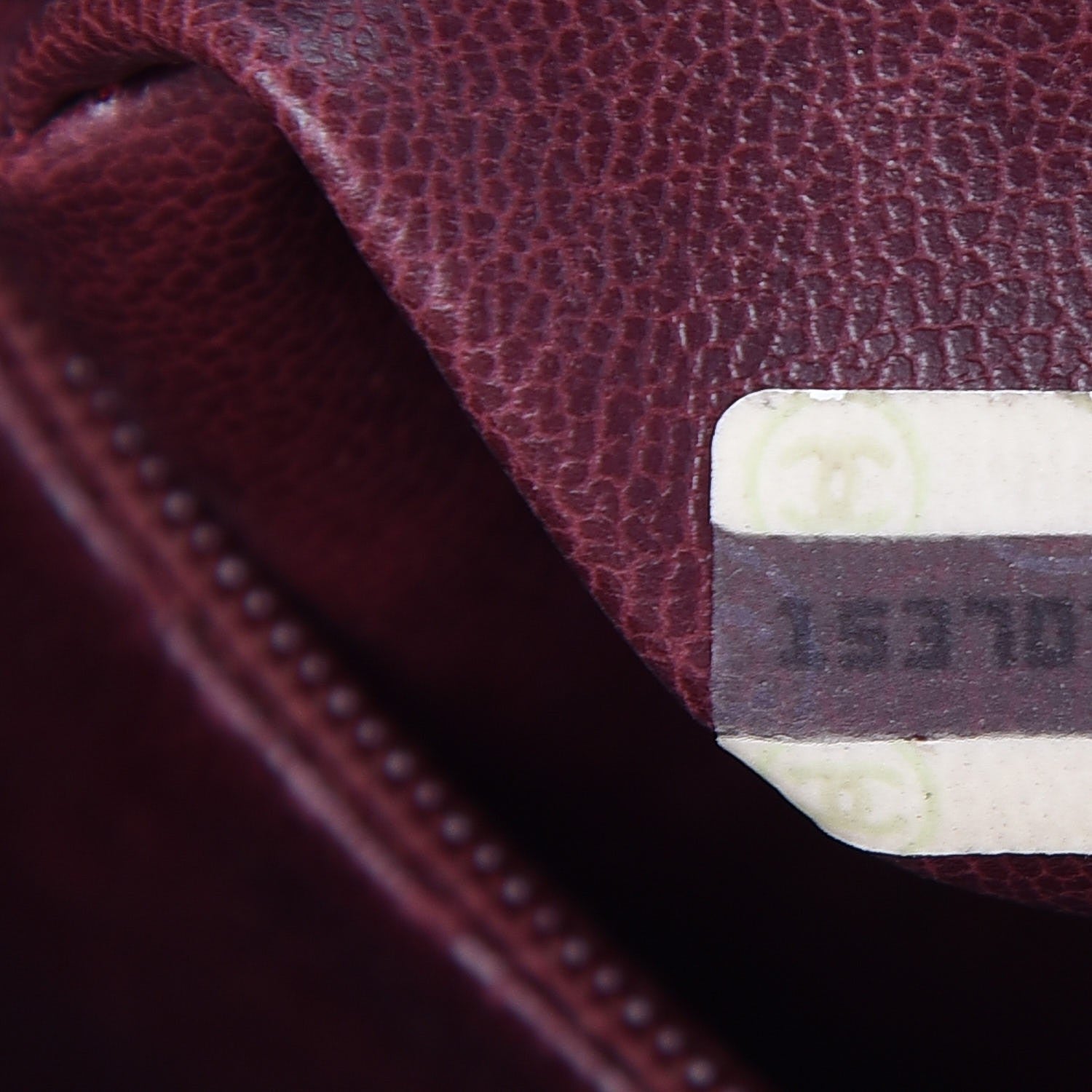Chanel Calfskin Quilted Tote Burgundy 7 of 13