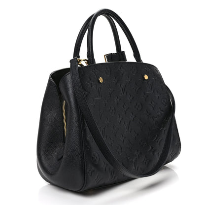 Louis Vuitton Empreinte Montaigne MM Black 3 of 9
