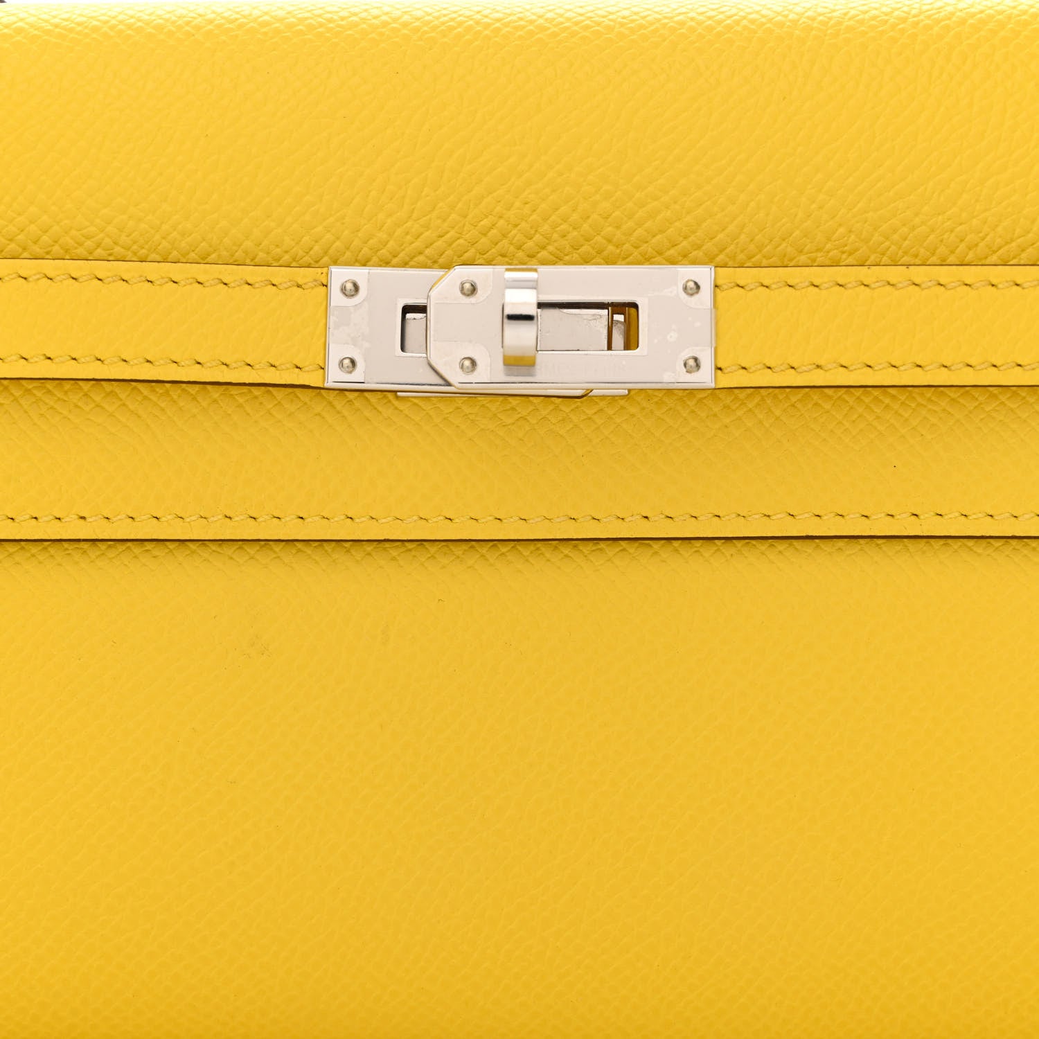 Hermes Epsom Kelly Wallet To Go Jaune De Naples 8 of 14