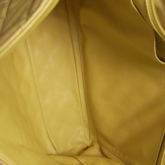 Lambskin XL JUMBO MAXI Flap Lemon
