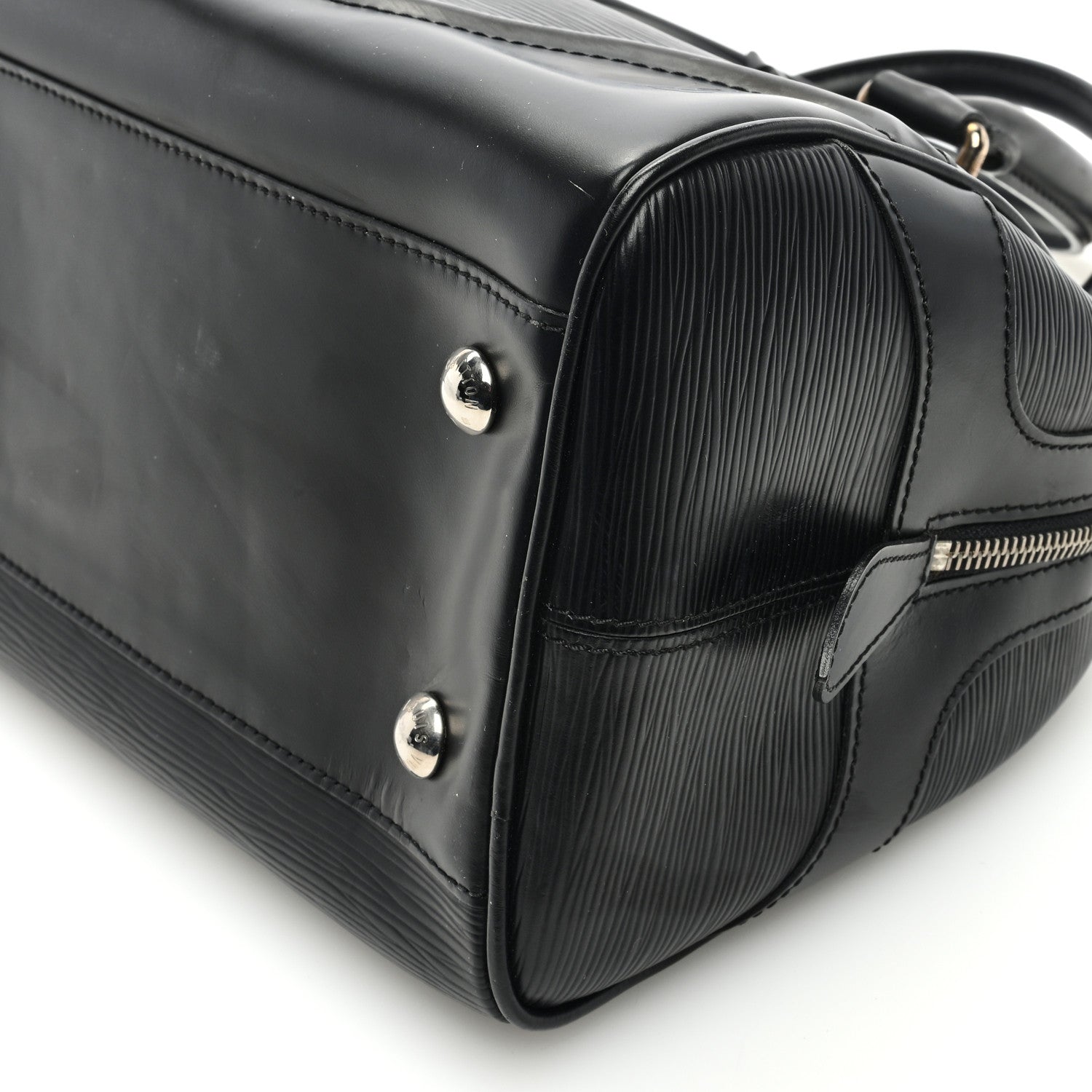 Louis Vuitton LOUIS VUITTON Epi Bowling Montaigne GM Black 10 of 12