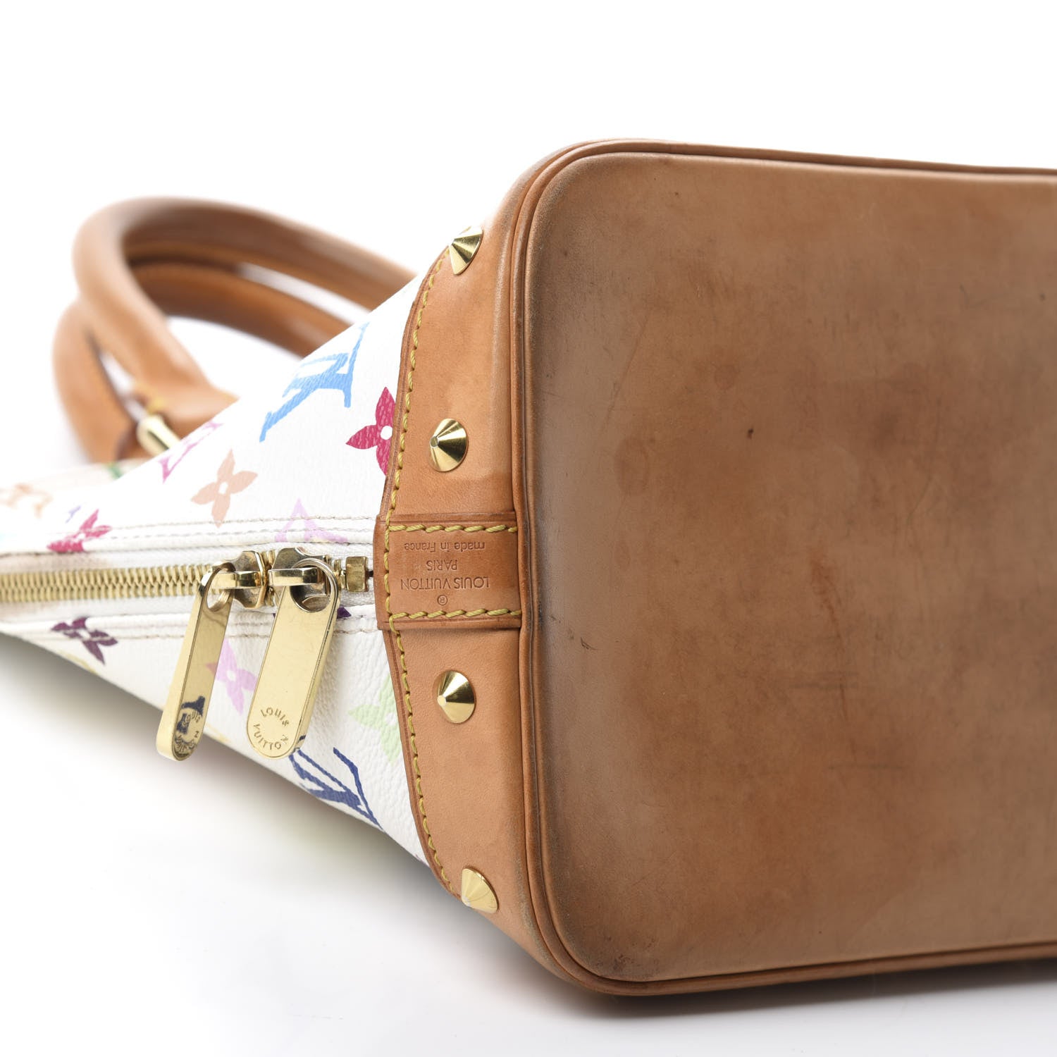 Louis Vuitton Monogram Multicolor Alma White 6 of 10
