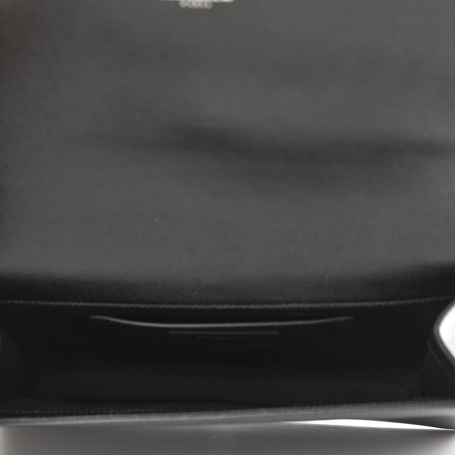 Saint Laurent Grain De Poudre Classic Monogram Kate Clutch Black 6 of 9