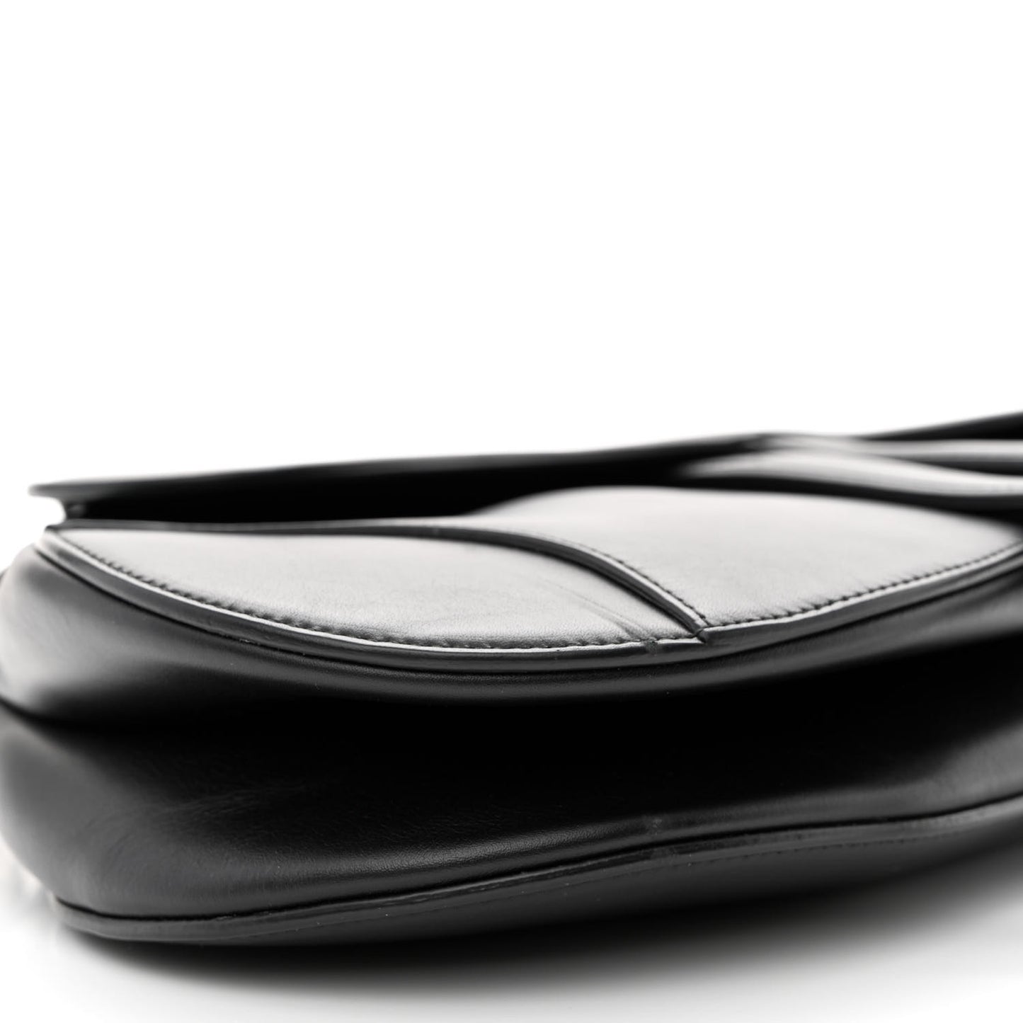 Calfskin Saddle Bag Black