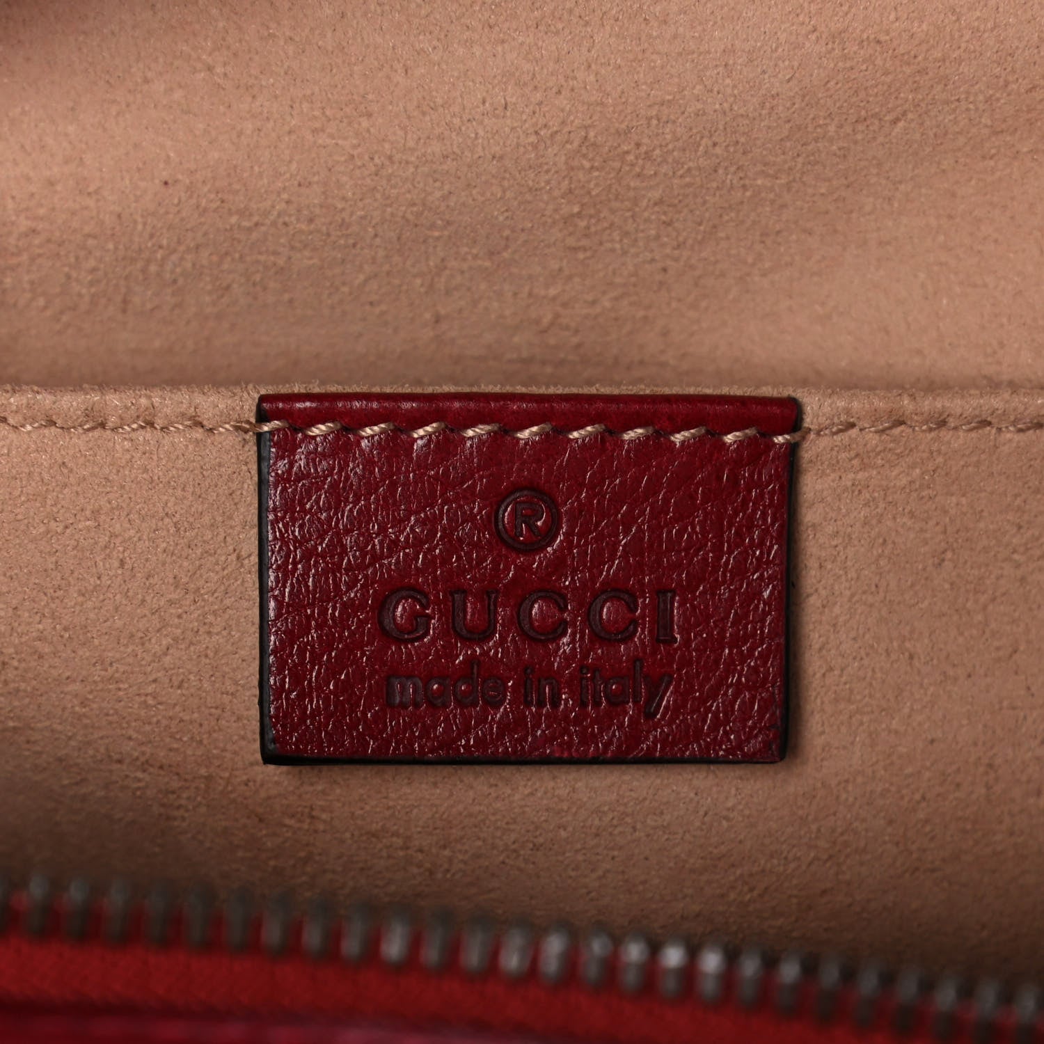 Gucci Piuma Lux Calfskin Small Re(Belle) Crossbody Bag Romantic Cerise 6 of 11