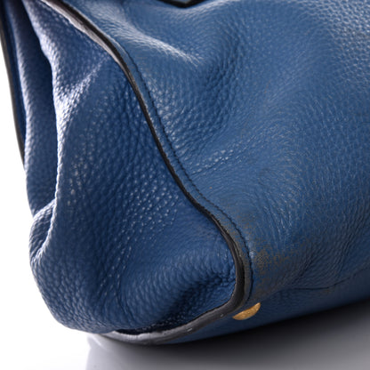 Prada Vitello Daino Tote Cobalto 17 of 18