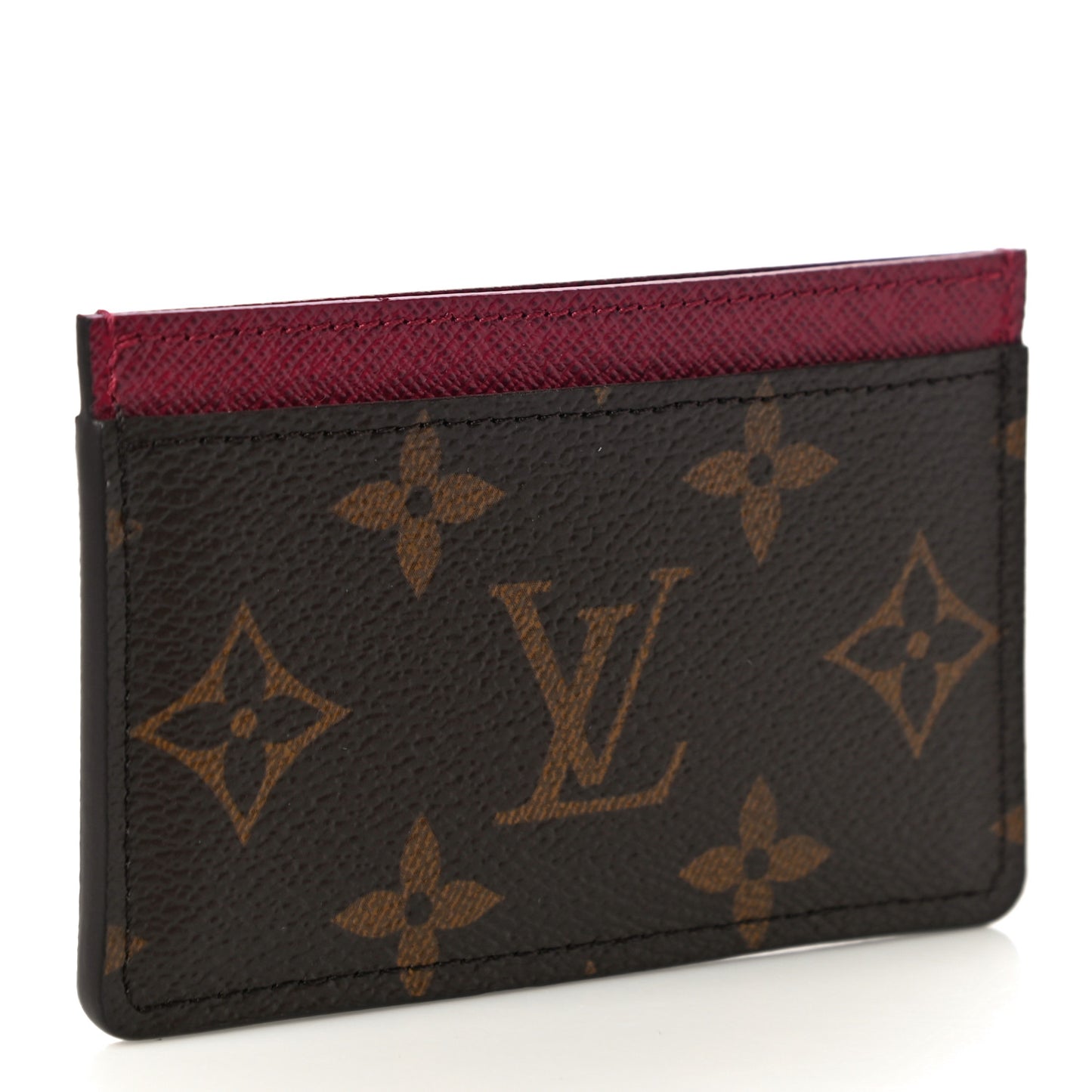 Monogram Card Holder Fuchsia