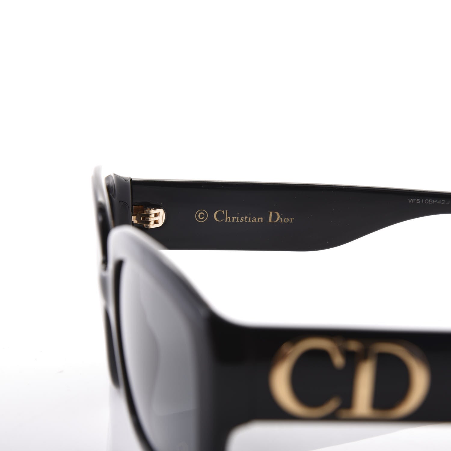 Christian Dior CHRISTIAN Acetate D Dior Sunglasses Black 5 of 10