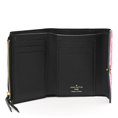 Louis Vuitton Empreinte Monogram Spring In The City Victorine Wallet Black White Pink 5 of 6