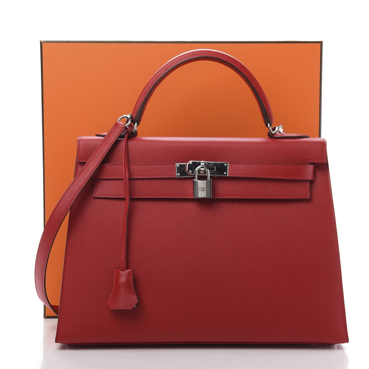 Epsom Kelly Sellier 32 Rouge Casaque