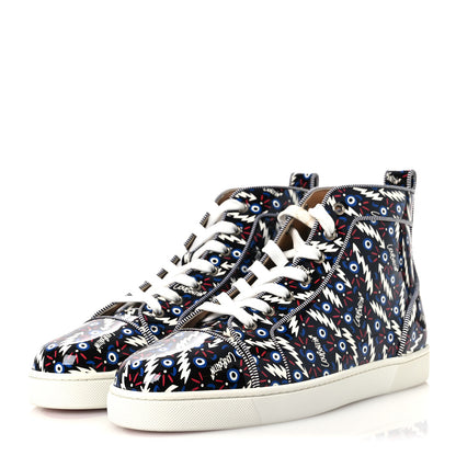 Christian Louboutin Patent Ginzana Mens Louis Orlato Flat Sneakers 42.5 Black 4 of 11