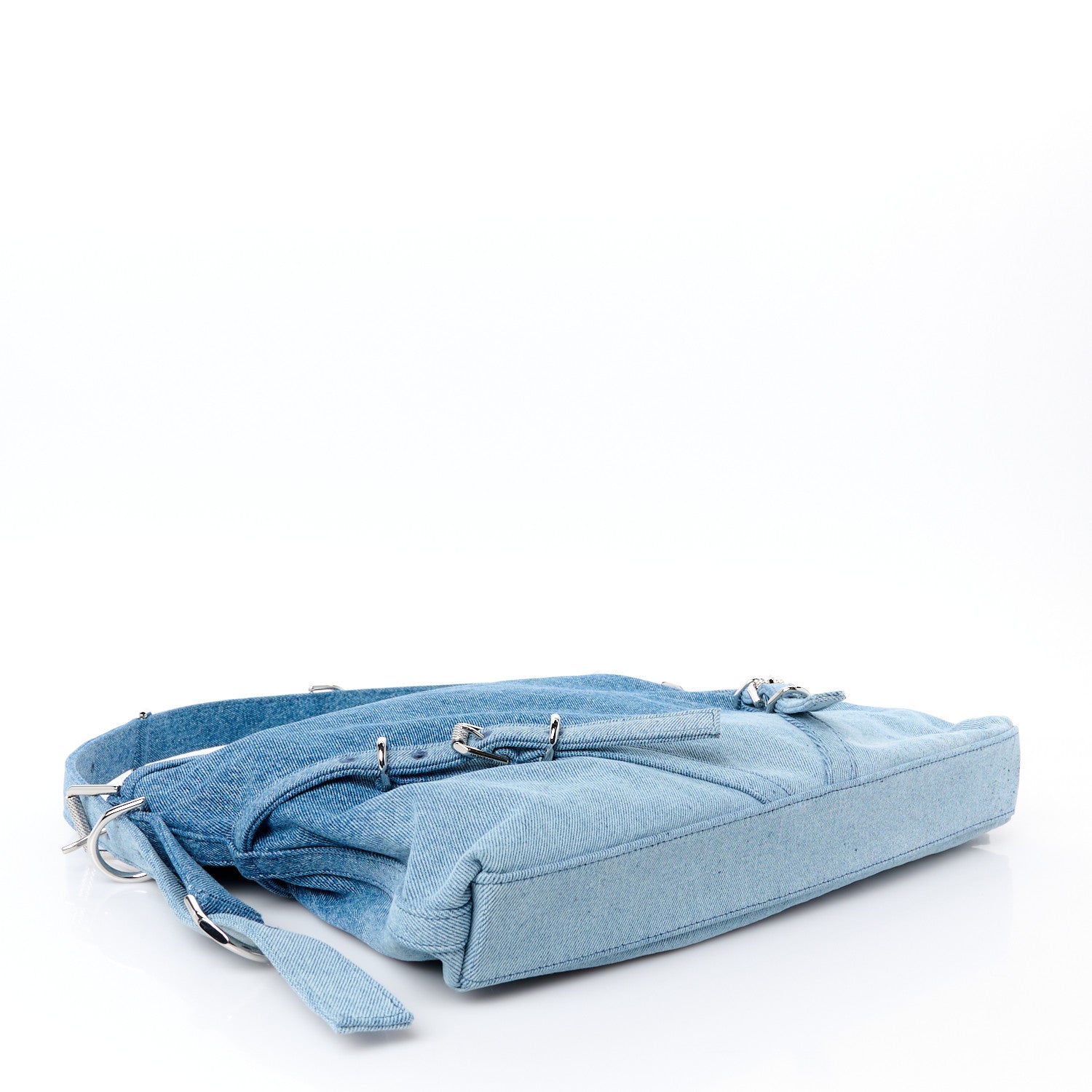 Givenchy Washed Denim Medium Voyou Bag Medium Blue 4 of 10