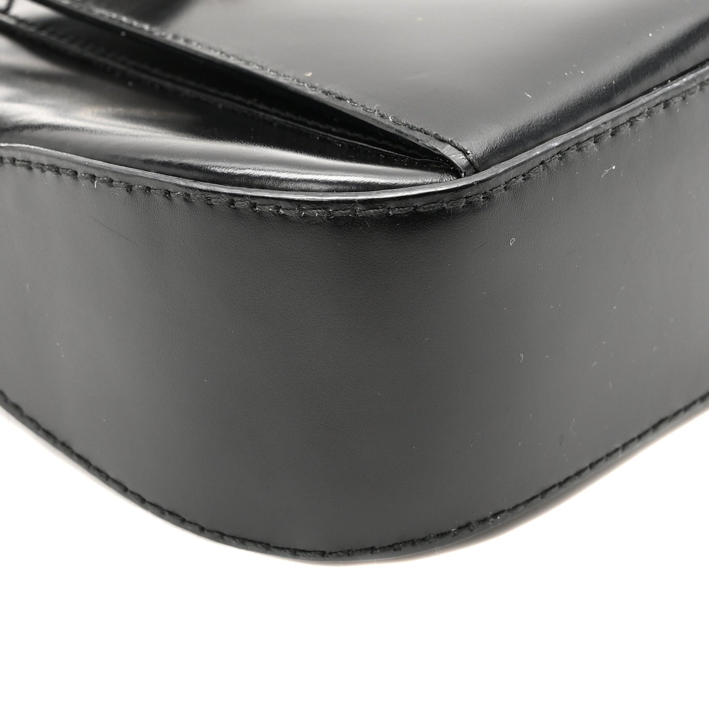 Soft Calfskin Gancini Hobo Black