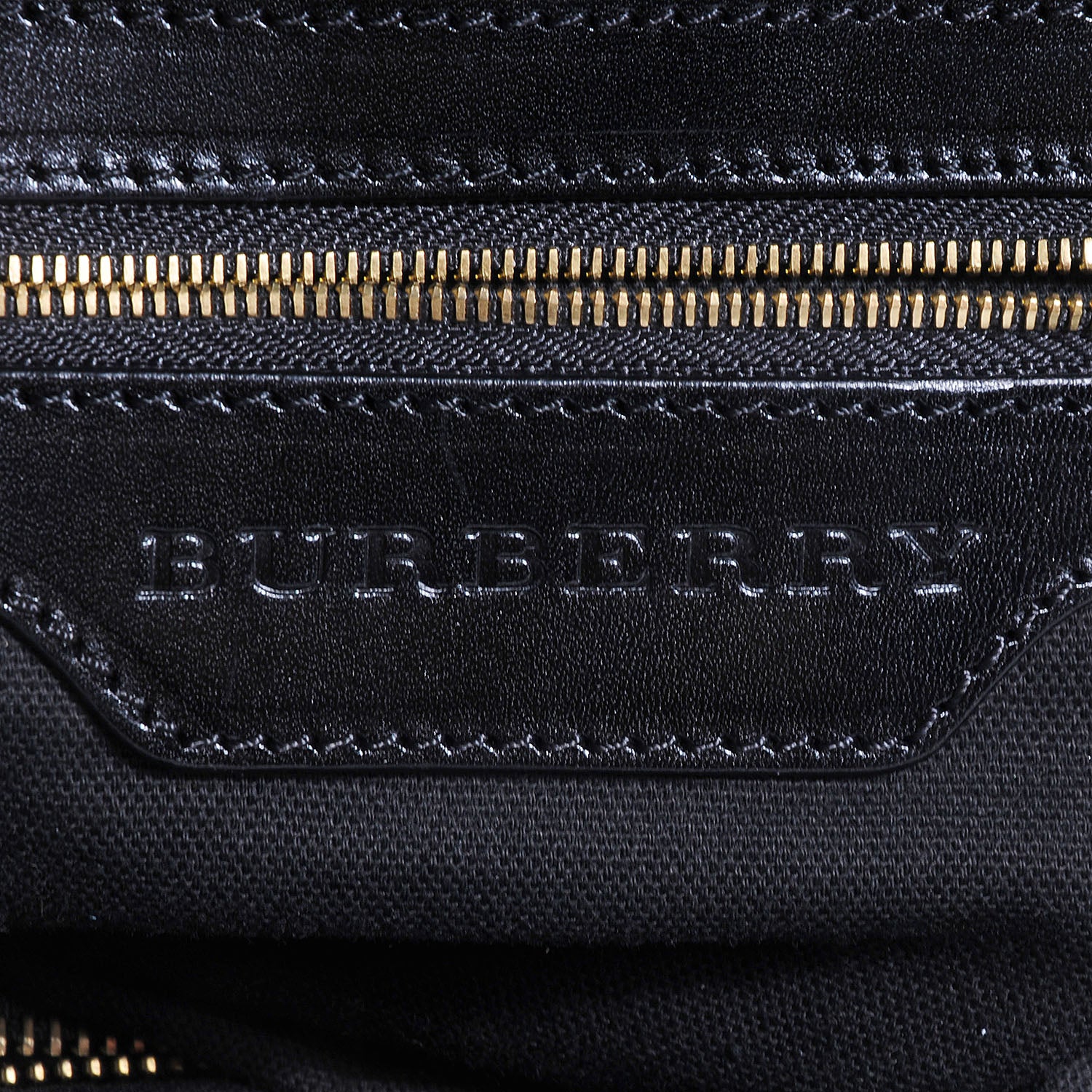 Burberry House Check Bridle Calfskin Large Gosford Hobo Black 4 of 17