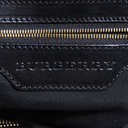 Burberry House Check Bridle Calfskin Large Gosford Hobo Black 4 of 17