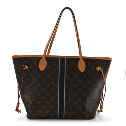 Louis Vuitton Monogram My LV Heritage Neverfull MM Black White 1 of 11
