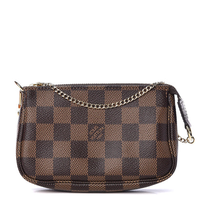 Louis Vuitton Damier Ebene Mini Pochette Accessories 1 of 8