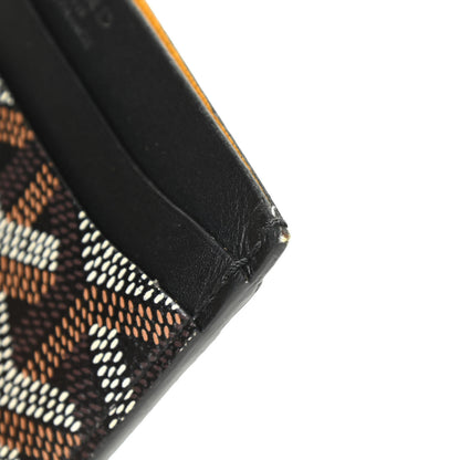 Goyard Goyardine Saint Sulpice Card Holder Black 8 of 9
