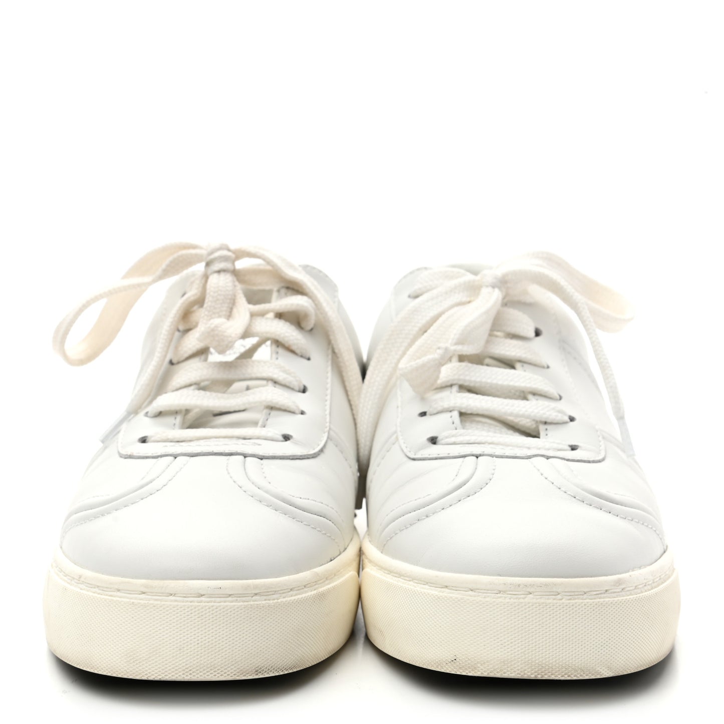 Calfskin Flycrew Sneakers 37 White