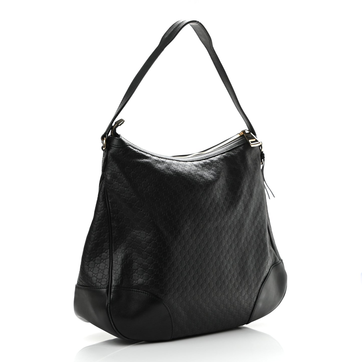 Soft Microguccissima Margaux Hobo Black
