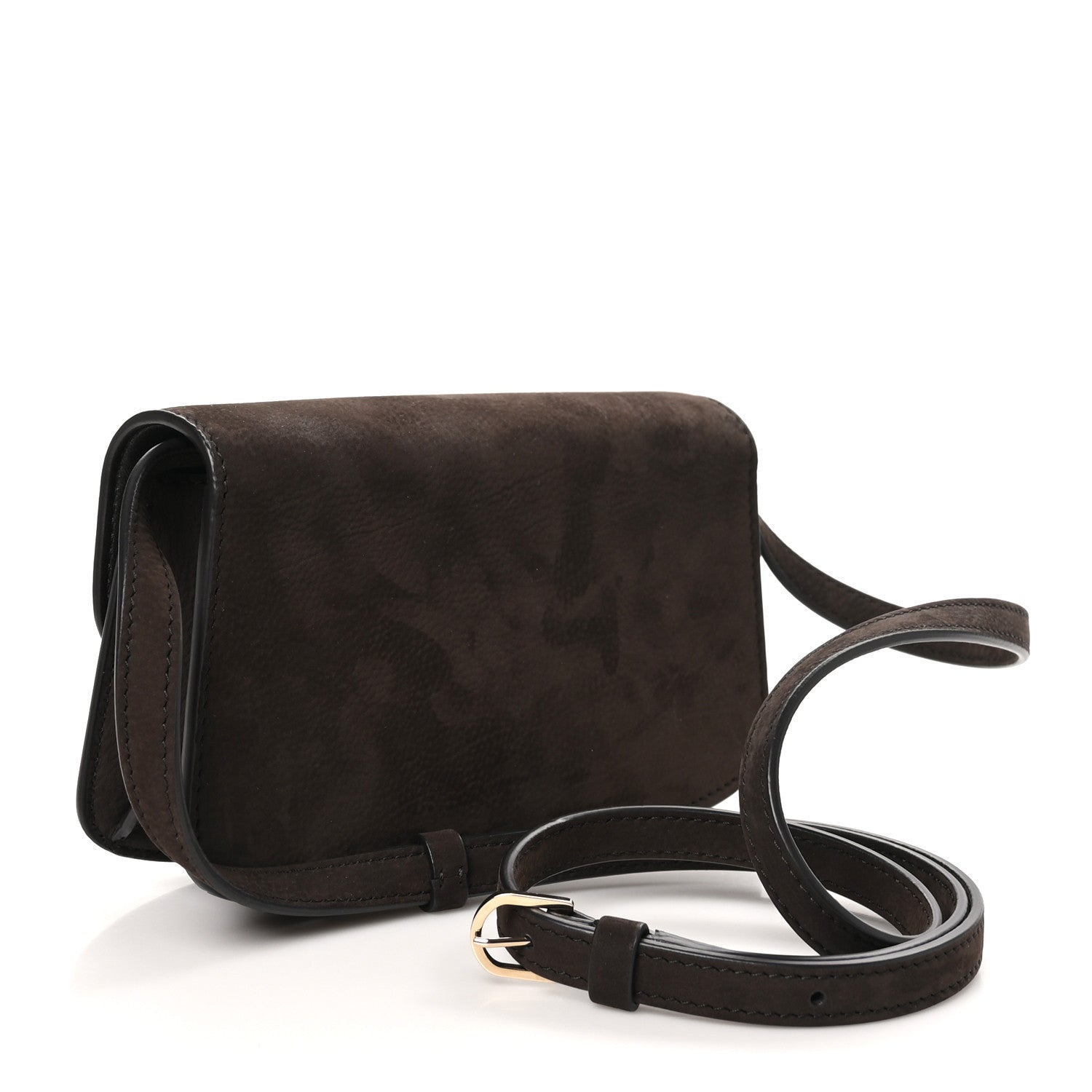 The Row Nubuck Calfskin Sofia E/W Crossbody Wood Brown 3 of 9