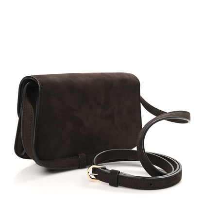 The Row Nubuck Calfskin Sofia E/W Crossbody Wood Brown 3 of 9