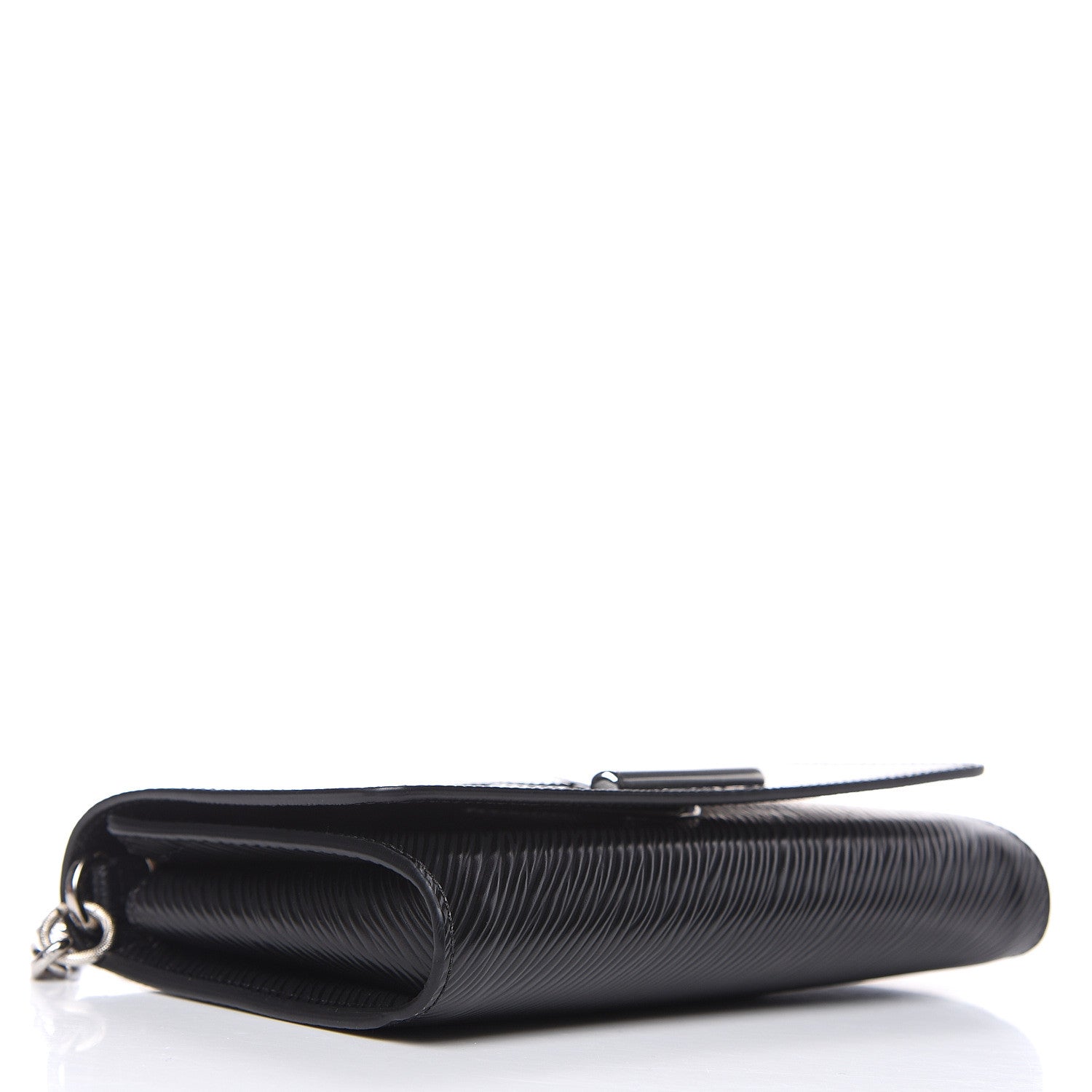 Louis Vuitton Epi Twist Chain Wallet Black 4 of 8