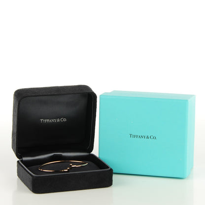 Tiffany 18K Rose Gold Narrow T Wire Bracelet 5 of 5
