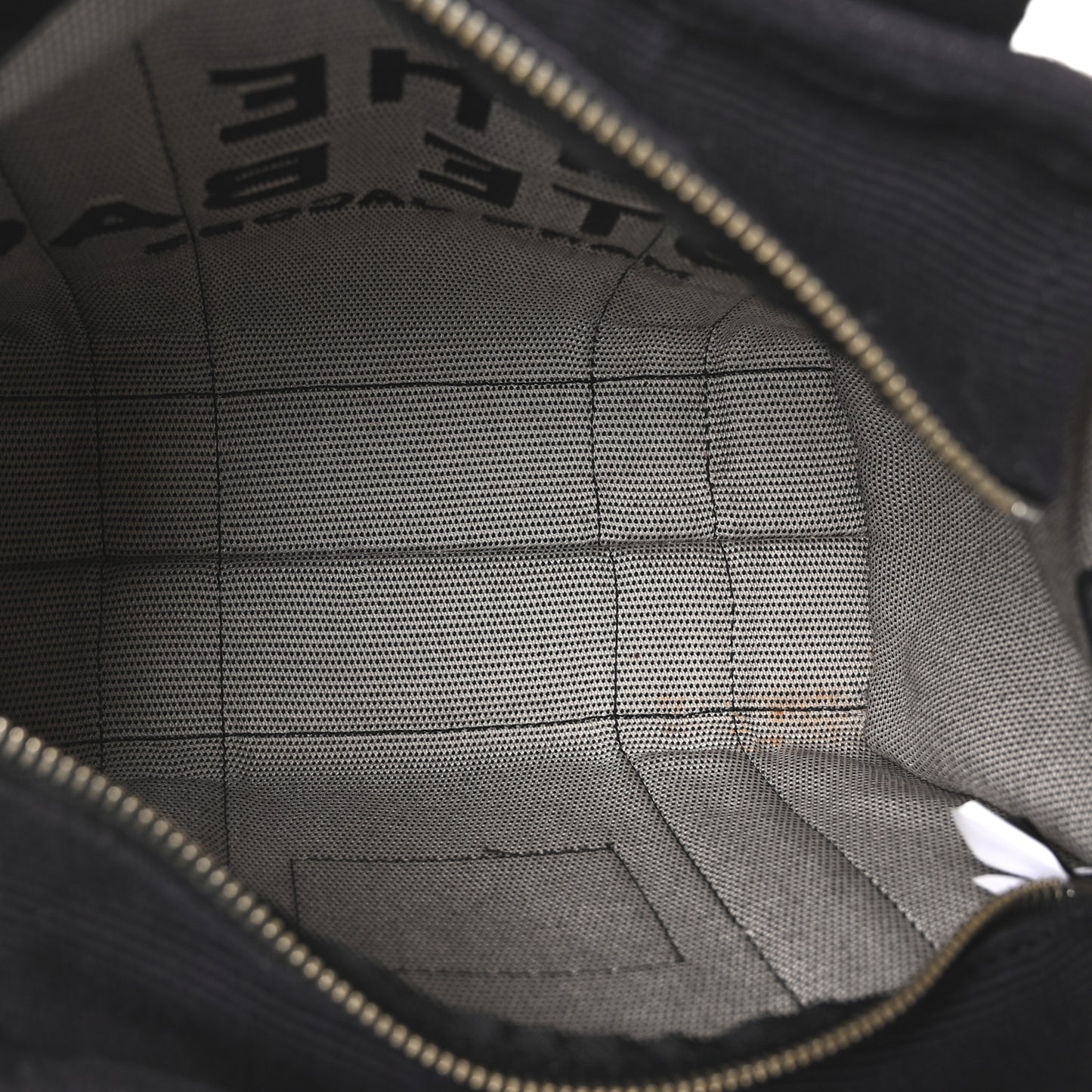 Cotton Canvas Small The Jacquard Tote Bag Black