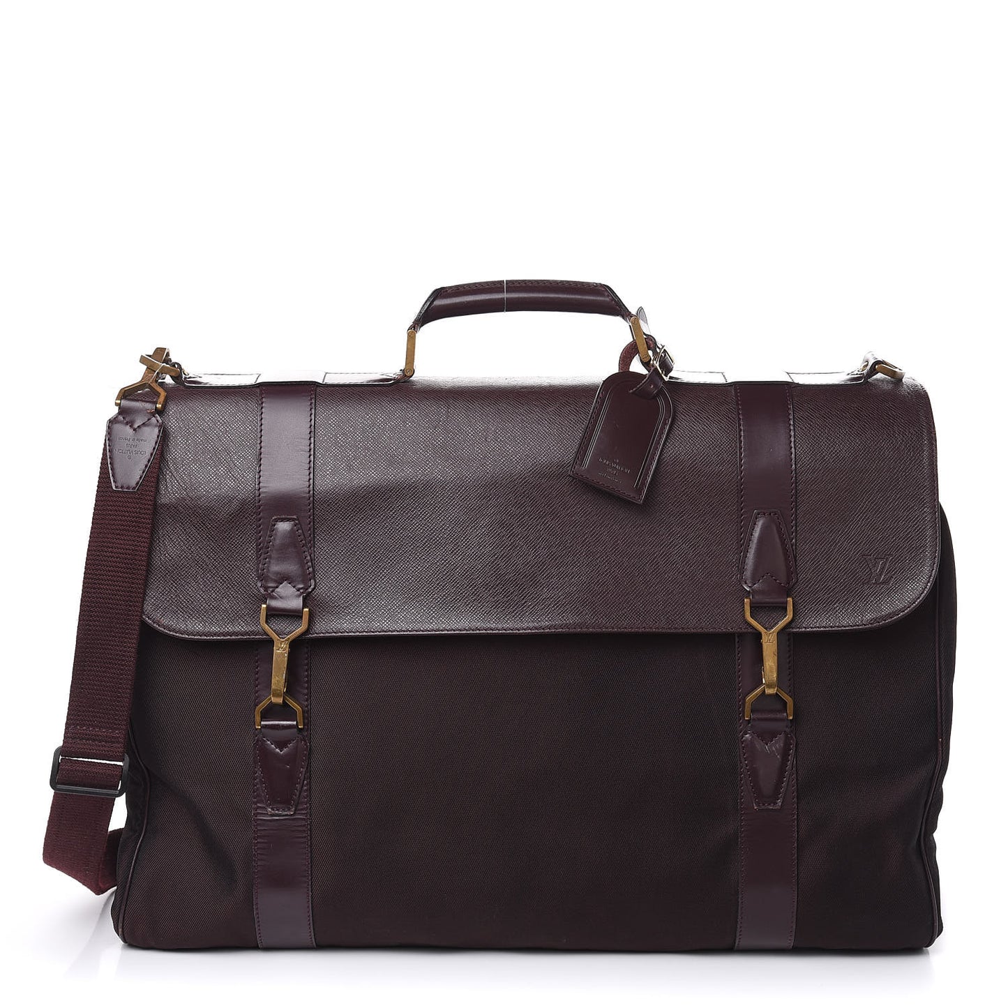 Taiga Nylon 2 Hanger Garment Carrier Bordeaux