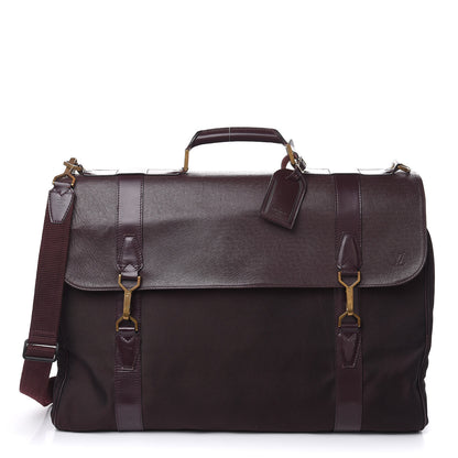 Louis Vuitton Taiga Nylon 2 Hanger Garment Carrier Bordeaux 1 of 25