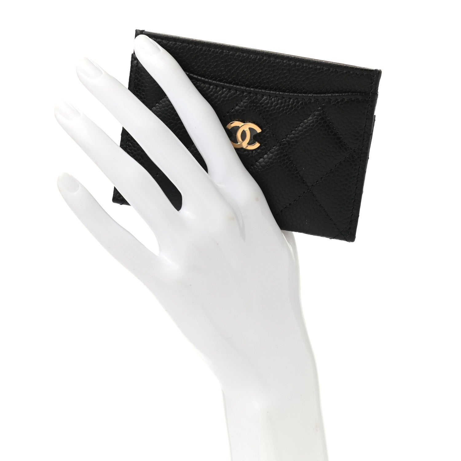 Chanel Caviar Quilted Card Holder Black 2 of 9