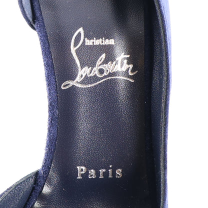 Christian Louboutin Suede Iriza 100 Pumps 38.5 Obscur 9 of 9